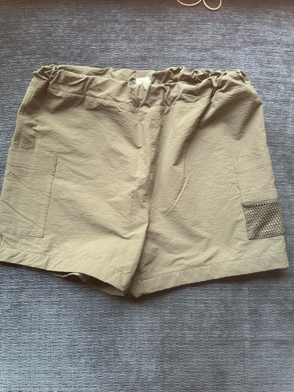 Mono B Women's Khaki Athletic Shorts